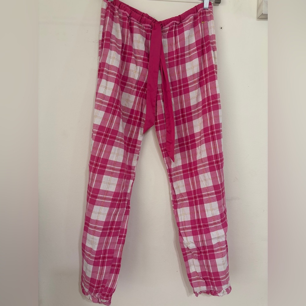 PINK Victoria's Secret Kids Plaid Pajama Bottoms